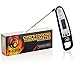 MEAT THERMOMETER - Digital Readout Lets You Cook Your Steaks To The Perfect Temp And Never Serve Under Cooked Chicken Again. Number 1 Rated For BBQ Grill, Smoker, Oven.