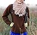 Wobe 3 Pcs Women Soft Cotton Hemp Scarf Shawl Long Scarves, Travel Sunscreen