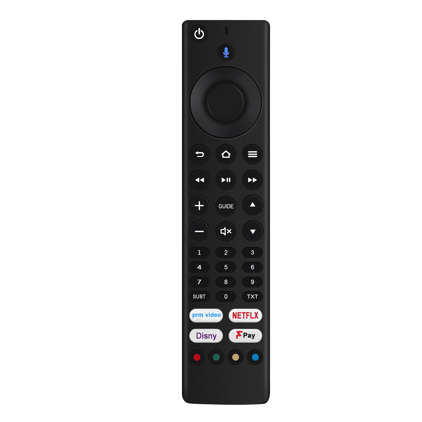VINABTY F4320AFR RM-C3255 F4020AFR Replacement Voice Remote Compatible with Ferguson TV F3220FR F4020AFR F4320AFR F3220AFR LT-32CF600 LT-40CF700 LT-43CF700 107-001397-001