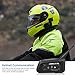 LEXIN LX-R6 Bluetooth for helmet motorcycle, Bluetooth Motorcycle Headset Helmet Intercom Communication Headphone 1000m Rider