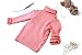 MIQI Toddlers Sweater Anti-Pill Pullover Sweaters Pure Pink 4T Pure Pink
