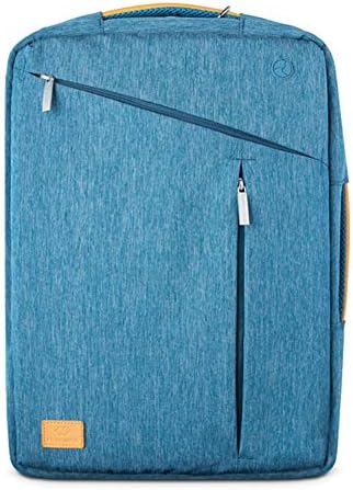 15.6’’ Business Laptop Backpack Anti Theft Convertible Laptop Messegner Bag/Briefcase for Men Women (Blue)