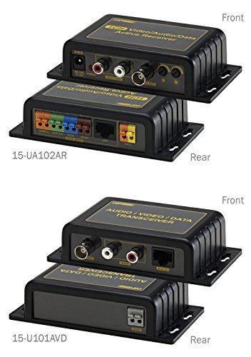 SPT 15-UA102 Single Channel Active Video Transmitter and Receiver Kit (Black)