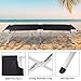 Heize best price Black Folding Camping Cot X Shape Outdoor Portable Military 600D Bed with Carry Bag Hikingthumb 1
