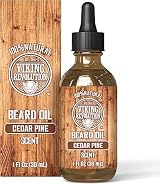 Viking Revolution Beard Oil All Natural Argan Jojoba 30 ml Cedar Pine