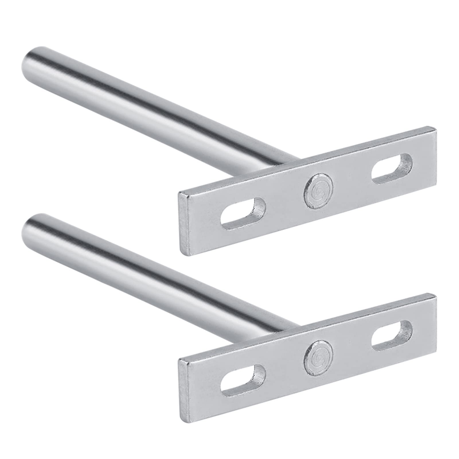Floating Shelf Bracket, Invisible Concealed Hidden T Brackets for Wall Mounted Decoration Cabinet Furniture Shelf Support, Heavy Duty Shelf Support for Concealed Wood Shelves Wall Mounted(125mm)