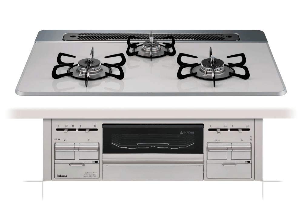 パロマ repla[リプラ] 75cm ビルトインガスコンロ (プロパンガスLPG) PD-509WS-75CV-LP商品画像