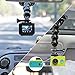 SUREWO Flexible Gooseneck Suction Cup Car Mount Holder for GoPro 13, Flexible Extension Car Windshield Mount with Phone Mount for GoPro Hero 12 11 10 9 8 7 6 5 Black,DJI Action 5 pro/4/3 and More