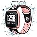 KIMILAR Sport Bands Compatible Fitbit Versa, Silicone Breathable Strap Replacement Bands with Ventilation Holes