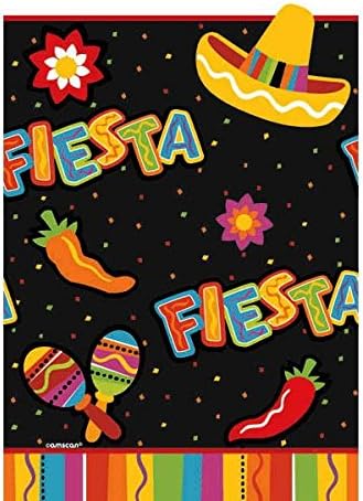 amscan Fiesta Cinco De Mayo Table Cover | Party Tableware