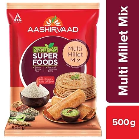 Aashirvaad Natures Super Foods Multi Millet Mix Pouch, 500 g