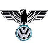 VW Volkswagen German Bundesadler Eagle EMBROIDERED IRON ON PATCHES Jacket Shirt # WITH FREE GIFT