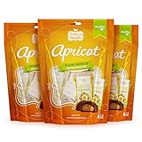Dark Chocolate Covered Apricots, 6 Oz Bag (Pack of 3)