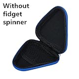 HongXander Gift For Fidget Hand Spinner Triangle Finger Toy Focus ADHD Autism Bag Case Blue