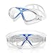 Swim Goggles, Amazer Clear Swimming Goggles Swim Mask with Clear Vision Anti Fog UV Protection No Leak Come Easy to Adjust with Free Protection Case for Adult Men Women Youth Junior 