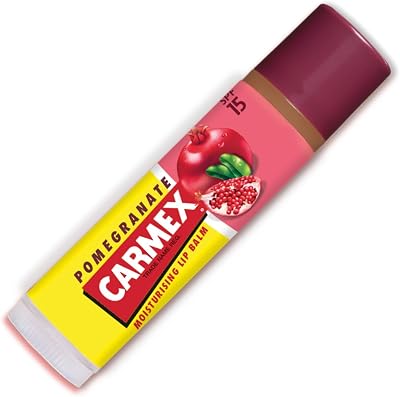 Carmex Pomegranate Lip Balm SPF 15 4.25g Moisturizing Winter Care