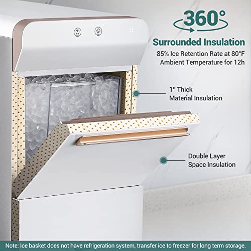 Gevi Household V2.0 Countertop Nugget Ice Maker Self Cleaning Pellet