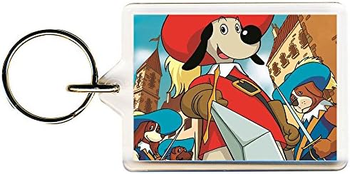 S8keMedia Dogtanian and the Three Muskehounds #1 Keyring 50mm x 35mm