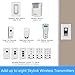 SK-8 Wireless DIY 3-Way On Off Anywhere Lighting Home Control Wall Switch Set - No neutral wire required