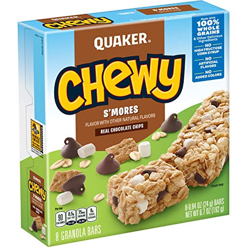 Quaker Chewy Granola Bars, S'mores, (96 Pack)