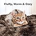 LANGRIA Luxury Super Soft Faux Fur Fleece Throw Blanket Cozy Warm Breathable Lightweight and Machine Washable Dyed Fabric for Winter – Decorative Furry Throw for Couch Bed (60x80, Twin Size Brown)