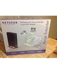 Netgear wn2000rpt 111nas N300 WiFi Range Extender, color negro