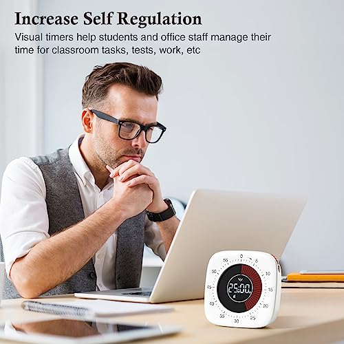 Visual Timer for Kids Classroom Timers 60 Minute Rechargeable