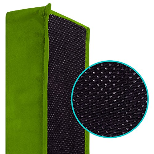 Springee 10ft Balance Beam - Extra Firm - Suede Folding Gymnastics Beam for Home - Green - Thumbnail 5