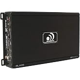 Massive Audio BP1000.1 V2 Blade Series. 1000 Watts, 2 Ohm Stable, Class A/B Monoblock Car Amplifier with Bass Boost.