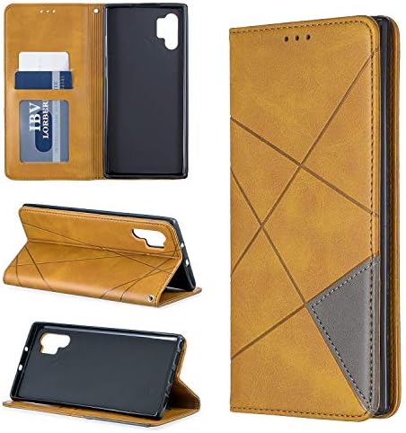 nincyee Wallet Case for Samsung Galaxy Note 10+,Vintage Butterfly Rhombus Mandala Embossing Pattern Premium Leather Flip Cover for Samsung Galaxy Note 10 Plus