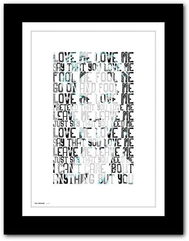 The Cardigans Lovefool A3 Song Lyric Typography Poster Art Limited Edition Print 70 Amazon Co Uk Kitchen Home