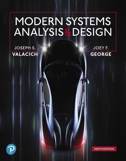 Modern Systems Analysis and Design Feb 1, 2019