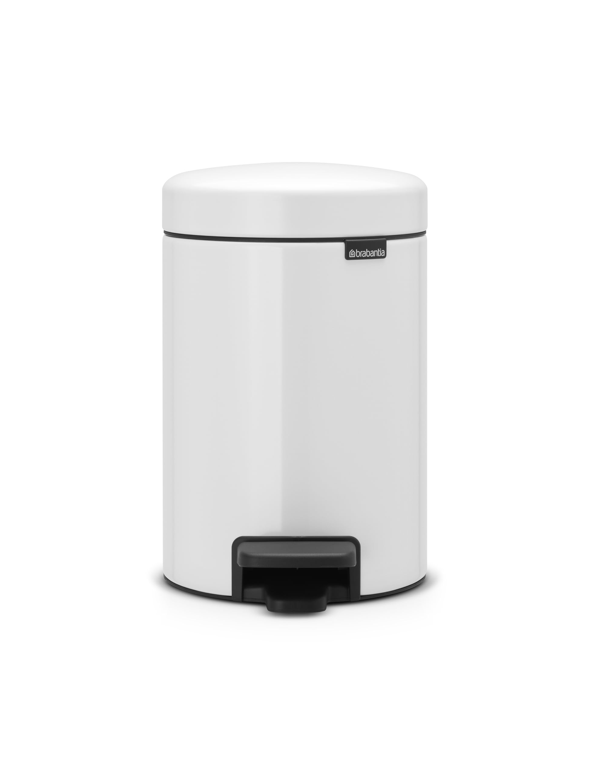 Brabantia 112126 Pedal Bin newIcon with Plastic Inner Bucket, 3 L-White