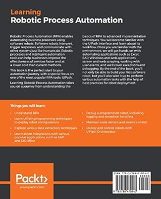 learning robotic process automation by alok mani tripathi