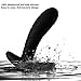 Zemalia Sally Vibrating Silicone Anal Vibrators Adult Sex Toys Vibe for Men or Couples G-Spot Stimulator for Female Masturbation Discreet Package(Black)