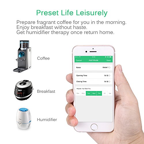 Orvibo Wifi Smart Plug, Control Your Devices from Everywhere, No Hub