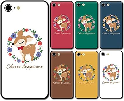 Amazon Co Jp スマホケース ラウンド ガラス 子鹿 仔鹿 バンビ 動物 アニマル 06 ホワイト Iphonex Iphonexs 家電 カメラ
