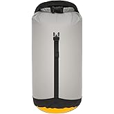 Sea to Summit eVac Ultra-Lightweight Compression Dry Bag, Waterproof Dry Storage, 13 Liter, High Rise Grey