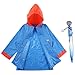 Nickelodeon Kids Paw Patrol Rain Wear, Umbrella And Poncho raincoat Set For Girls Ages 4-5, Blue/Red