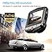 Amebay Dash Cam 2.31'' FHD 1080p Car Driving Camera DVR Video Recorder with Loop Recording,G-Sensor（Black