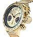 Konigswerk Men's Watch Gold Bracelet and Dial Chronograph AQ100122G