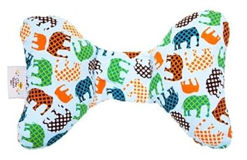 Amazon Com Baby Elephant Ears Head Support Pillow Blue Elephant