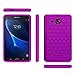 Fintie Silicone Case for Samsung Galaxy Tab A 7.0, [Honey Comb Series] Light Weight [Anti Slip] Shock Proof Cover [Kids Friendly] for Galaxy Tab A 7-inch Tablet 2016 Release (SM-T280/SM-T285), Purple