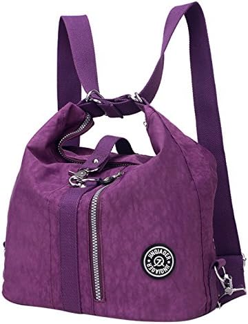 Diaper Tote Bag Waterproof Travel Outdoor Mummy Handbag Fashion Nappy Bag Single Shoulder Bag for Baby Care Light Weight with insulated Pocket Purple