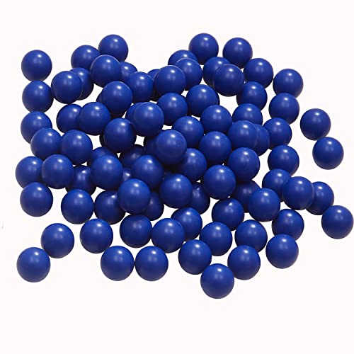 100 Rounds Solid Nylon 50 Cal. Paintballs 50 Cal Rubber Balls Ammo for