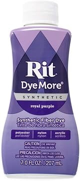 Craft County Rit DyeMore Royal Purple 7 oz Synthetic Dye for Clothing Décor