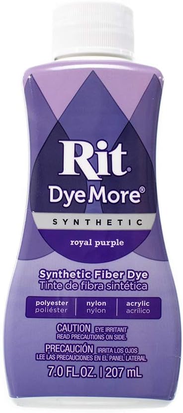 Craft County Rit DyeMore Royal Purple 7 oz Synthetic Dye for Clothing Décor