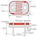 EAONE 60 Pieces Photoresistor Kit, 5mm Photo Light Sensitive Resistor Light Dependent Resistor with Free Box for Arduino DIY and Experiments, GM5539