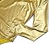 YiZYiF Gymnastics Leotard Women/Girls One Piece Long Sleeve Metallic Athletic Dance wear Gold Medium