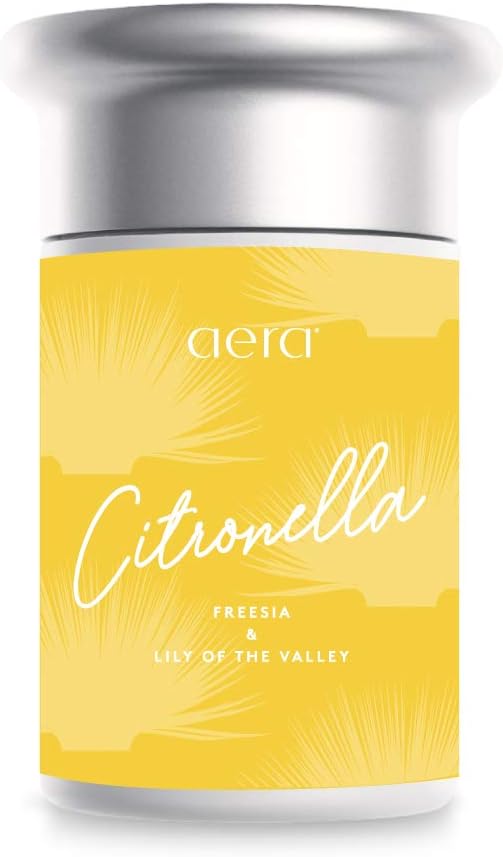 Citronella Scented Home Fragrance, Freesia and Lily of the Valley With Pure Java Citronella Oil - Schedule Using App With Aera Smart 2.0 Diffusers - State Of The Art Air Freshener Technology